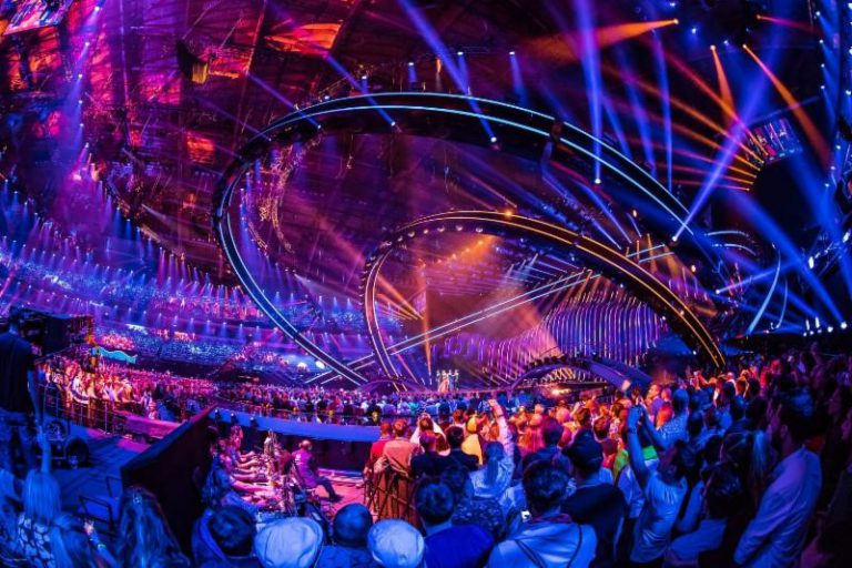 Claypaky fixtures on Eurovision during the Grand Final on Saturday 12 May