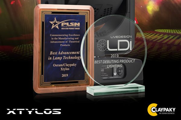 The Claypaky XTYLOS wins two awards at LDI 2019