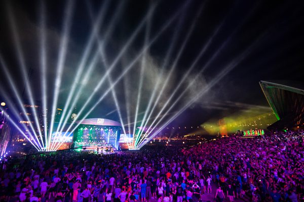 Australia Day Celebrations Light up Circular Quay