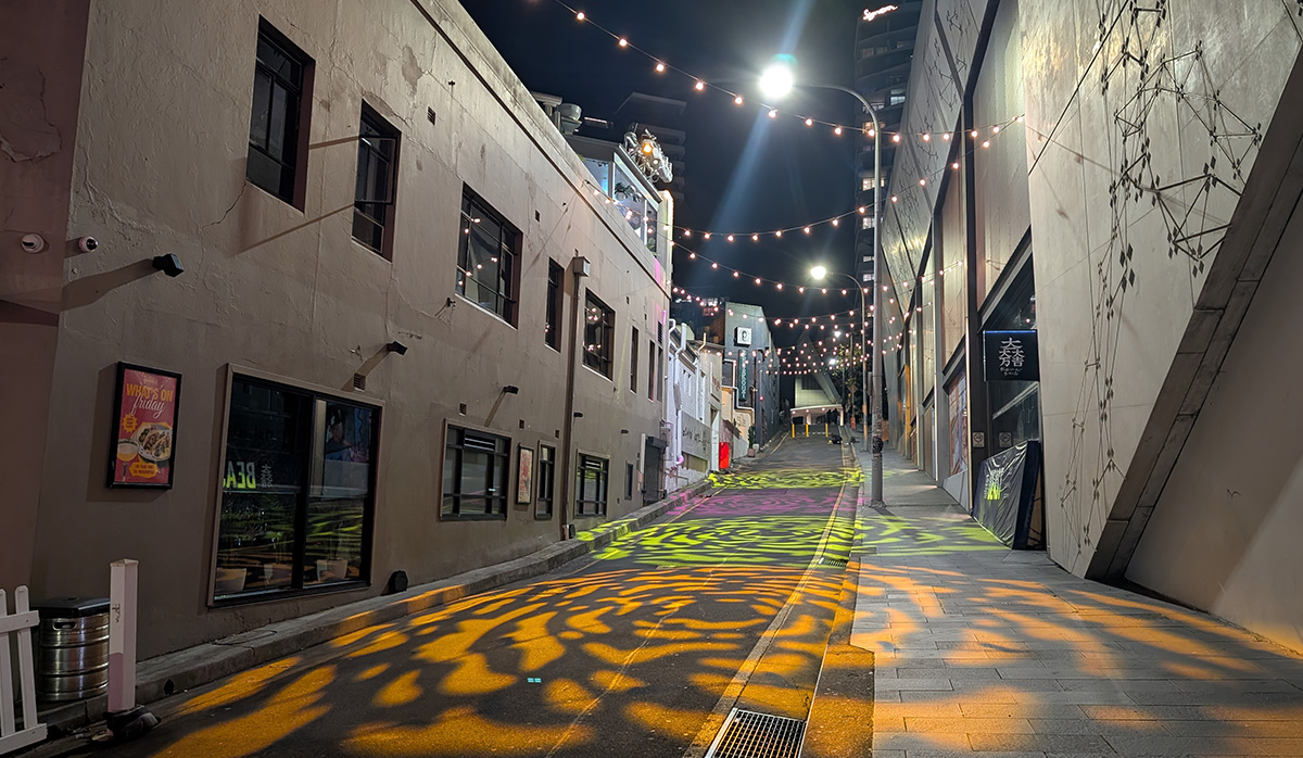 Featured image for “Prolights Mosaico C5Ms Activate Wollongong Laneway”